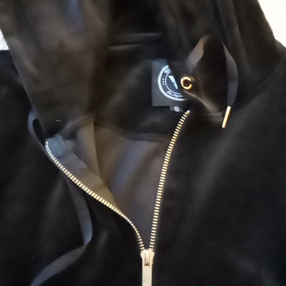 Black Velour jogger set Skims tag - Picture 2 of 4